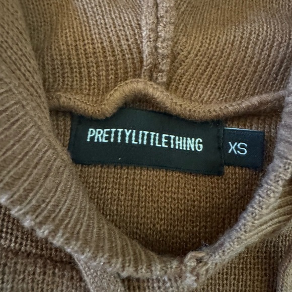 PrettyLittleThing Chocolate Hoodie - Picture 10 of 11